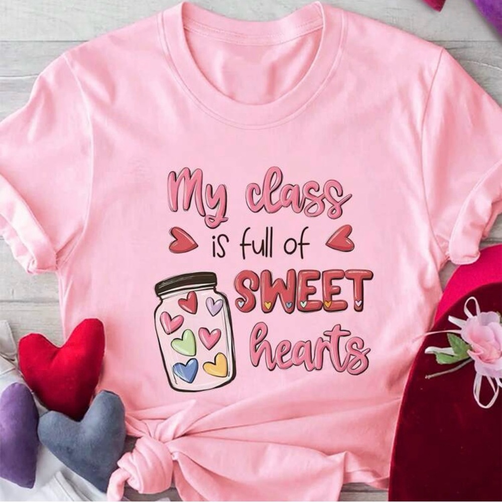 Brand new Valentines tshirt for teacher